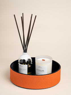 Шкатулка Трансформер круглая Оранжевая