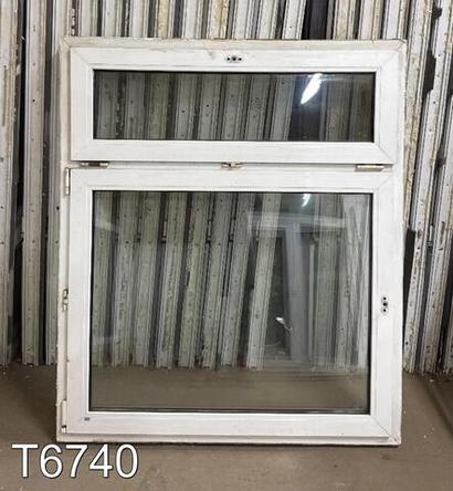 Окно Пластиковое Б/У 1480 (500/1040)(в) x 1260(ш)