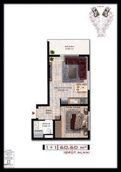 "TEKINOGLU Mahmutlar” Турция, Аланья, современный и очень популярный район Аланьи, всего 600 метров до моря, проект будет способствовать высокому уровню вашей жизни