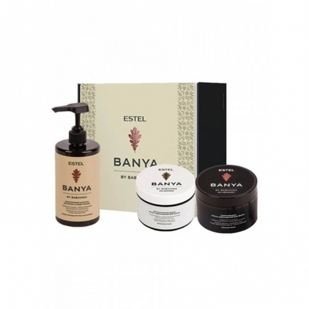 Набор для волос «Banya» Babayaga, Estel (Шампунь — 660 мл., Маски — 500мл.х2 шт.)