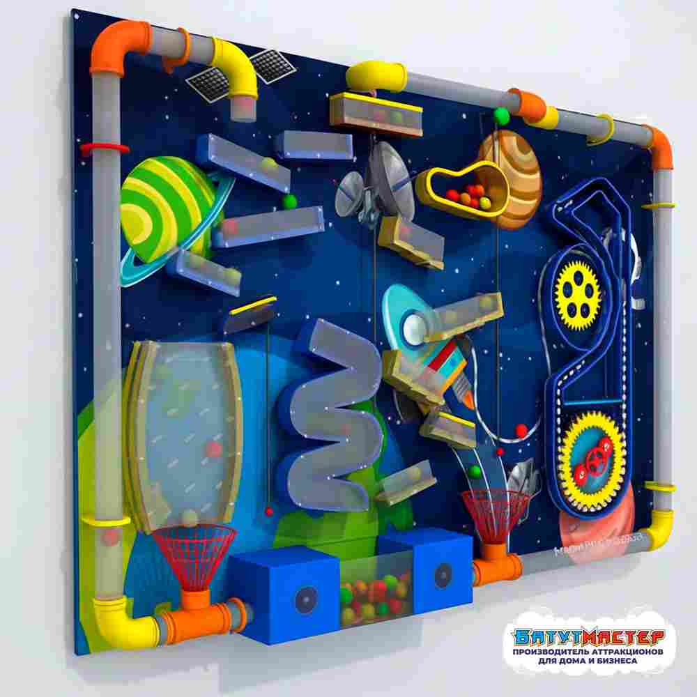 Интерактивная стена «Звёздный Сигнал», 3×0,5×1,8 м