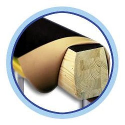 Бревно гимнастическое 2,4 м напольное мягкое