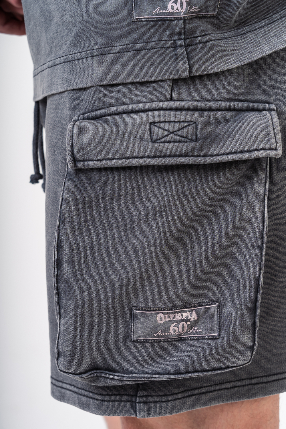 Шорты Washed Loose Fit Cargo Shorts LEGACY 787 Серые