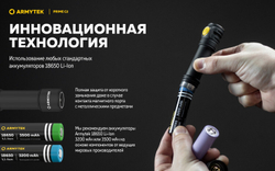 Фонарь Armytek Prime C2 Magnet USB Белый