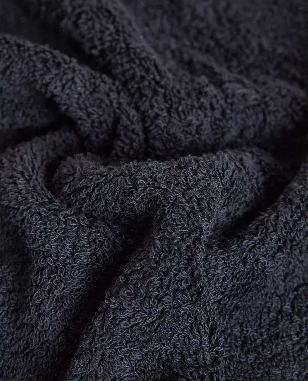 ZARA HOME ОДНОТОННОЕ ПОЛОТЕНЦЕ, ЧЕРНЫЙ