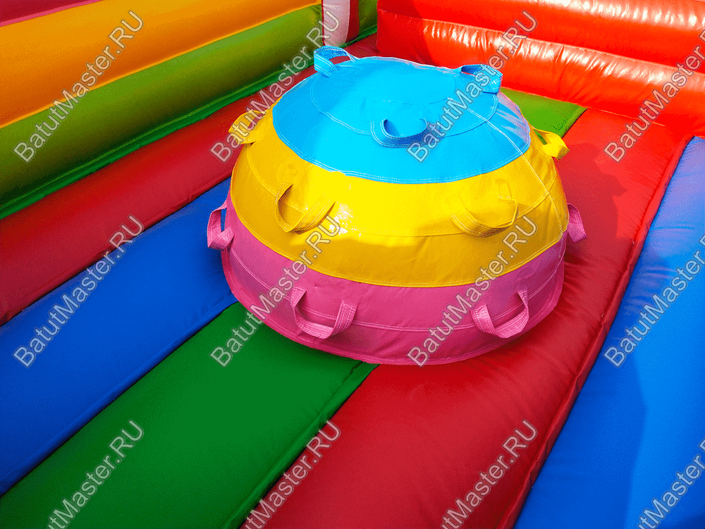Коммерческий надувной батут "Парк развлечений" 15*8*8 м