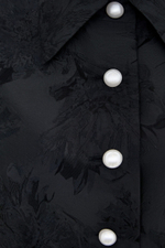 Жакет жаккардовый с жемчугом