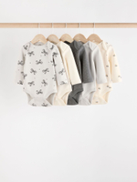 Боди с длинным рукавом для малышей Next N95-294, 5 шт., Бежевый, Серый