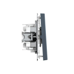 ARTGALLERY 2-клавишный ВЫКЛЮЧАТЕЛЬ КНОПОЧНЫЙ, 10АХ, механизм, быстрозажим. клем., ГРИФЕЛЬ