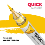 Акриловый маркер AK Interactive Quick Marker Warm Yellow