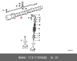 BMW E30 Распредвал  1.6.1.8 M40  BGA / KOLBENSCHMIDT