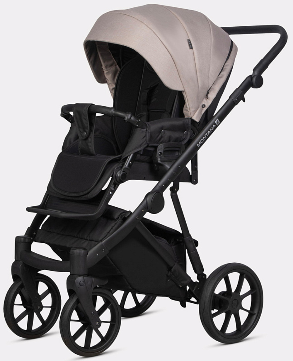 Детская коляска Riko Basic Montana Plus X 3 в 1 42 Beige (бежевый)