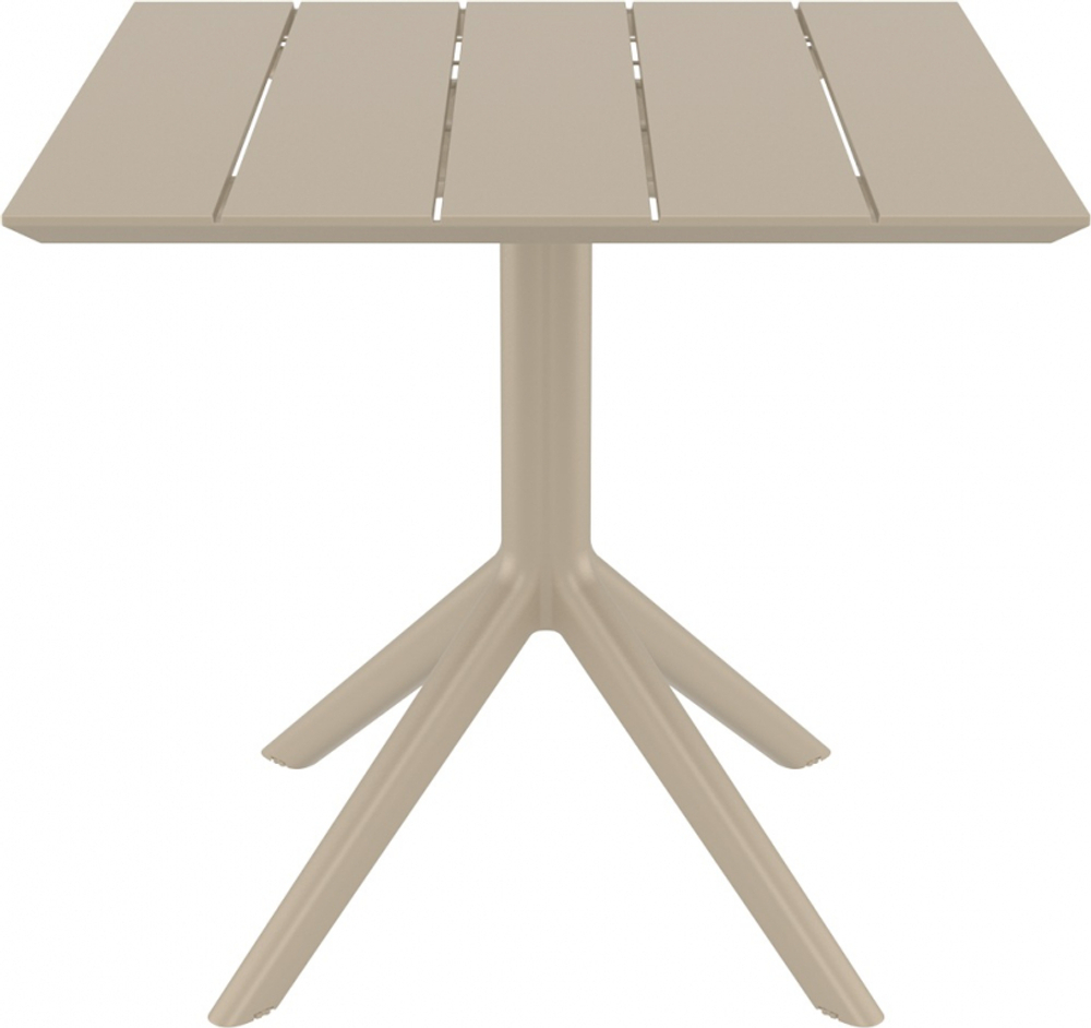 Стол пластиковый Siesta Contract Paris Table 80, бежевый