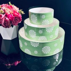 Lenardi 142-081 Набор из 3 салатников 21см,15,5см,10,5см в под.уп.(х8)Фарфор