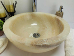 Раковина из оникса Bowl Yellow Small BO-60368 40*40*15