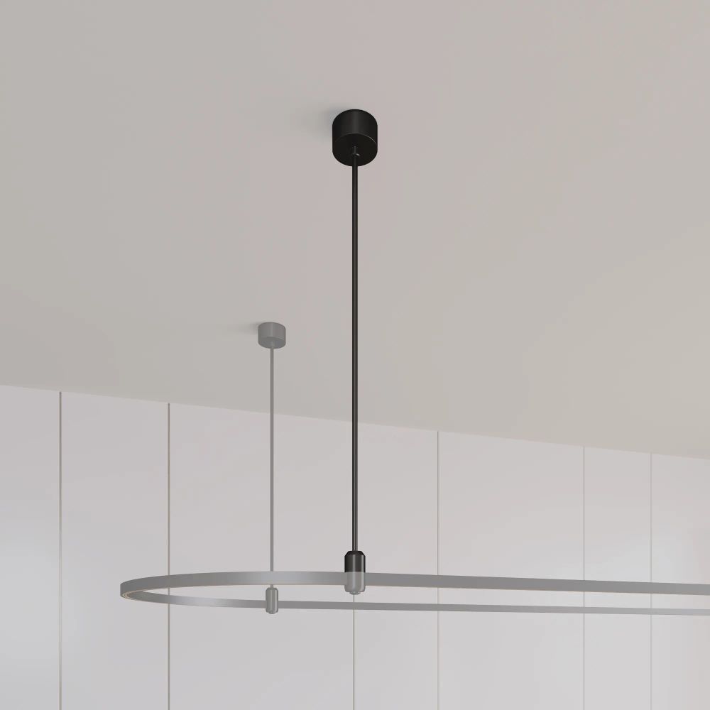 Подвес жесткий с питанием ART-APRIORI-ROD-A-L800-POWER (BK) (Arlight, IP20 Металл, 3 года) 039638