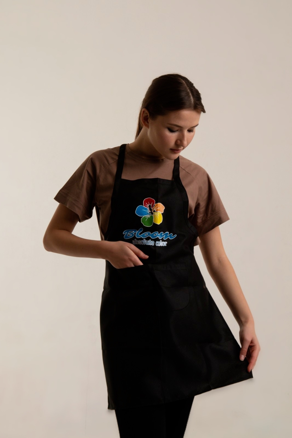 Bloom Фартук мастера ткань, черный