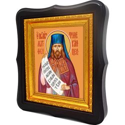 Матфей Померанцев преподобномученик. Икона на холсте.