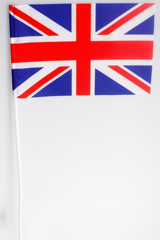 Флажок Великобритании на палочке 15х23 см