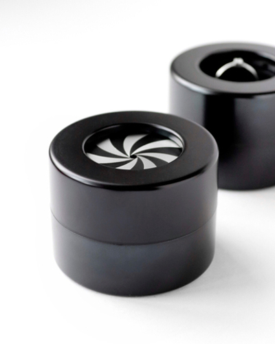 Футляр круглый металлический "Спиннер"