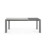Раздвижной стол La Forma (ex Julia Grup) Atta 140 (200) x90 темно-серый, стекло
