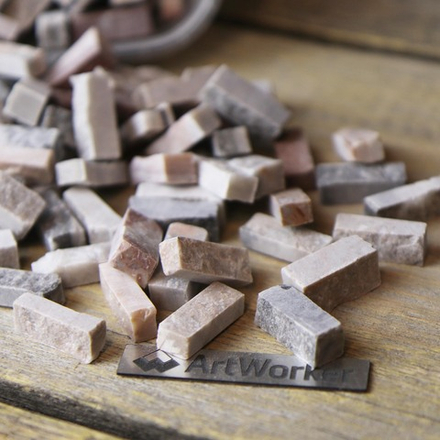 Колотый натуральный камень NS107, 350 гр