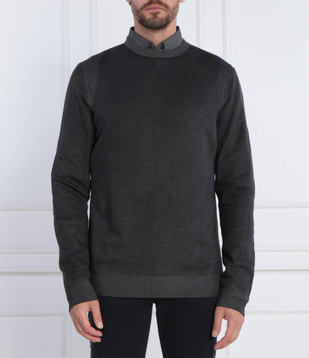 Хлопковый свитер marius Joop! - графитовый(30037958)