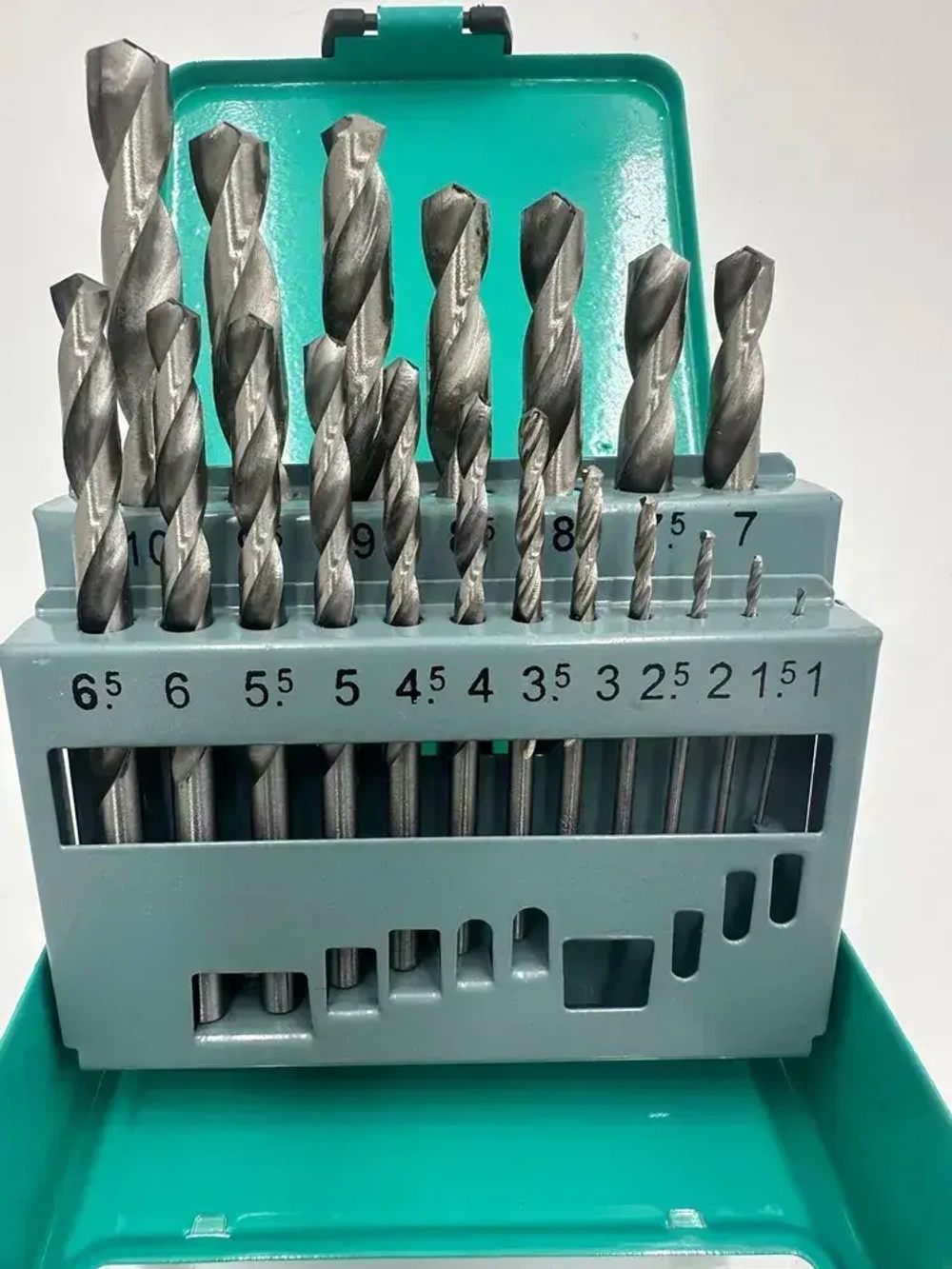 Набор сверл по металлу 19 шт.
