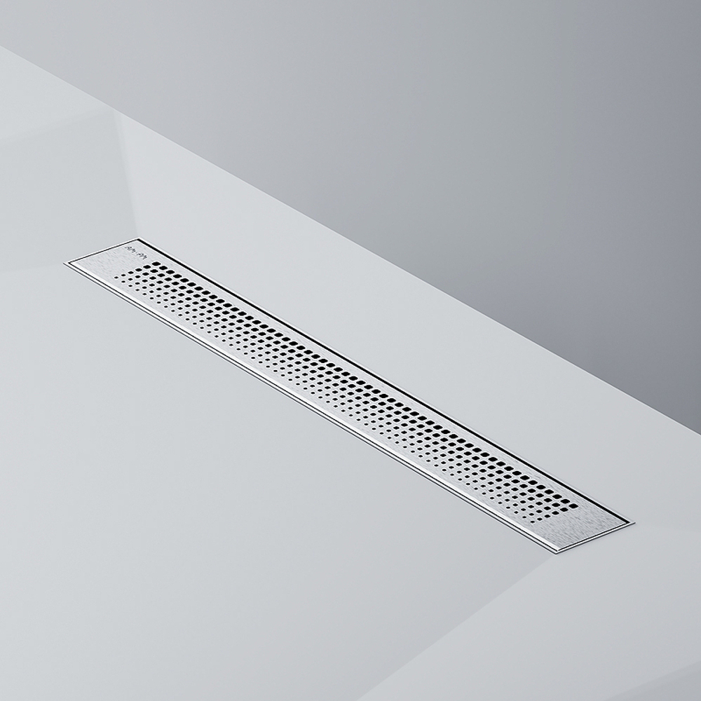 Душевой лоток AM.PM PrimeFlow 60 W02SC-P11-060-01SB с решеткой Хром матовый Cut Gradient