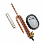 Нагрев. элемент мод. RCA 1,5 кВт с анодом М5 на фланце 993012