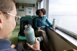 Термобутылка Klean Kanteen Rise Vac Classic Arch Loop 20oz (592 мл) Iceberg