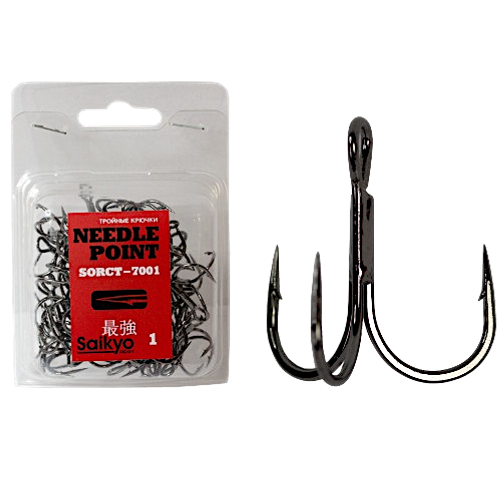 Тройник Saikyo Triple Hook 7001BN №05  5шт