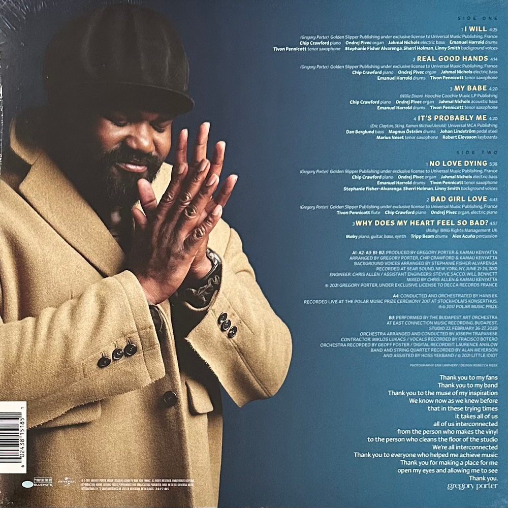 Gregory Porter ‎– Still Rising (Европа 2022г.)