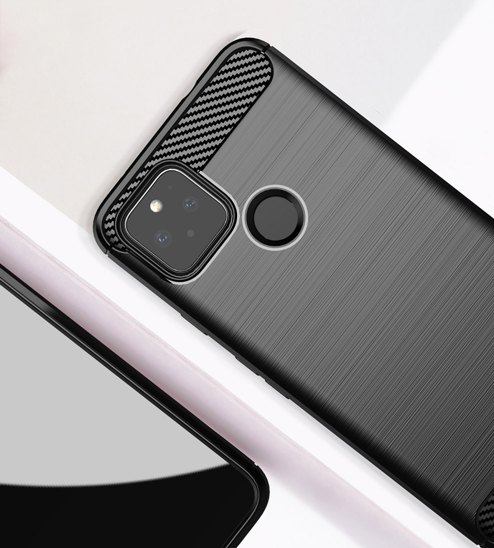 ✓ Мягкий защитный чехол для Google Pixel 4A 5G, серия Carbon от Caseport -  купить по отличной цене 🤑 в интернет магазине caseport в Москве и СПб