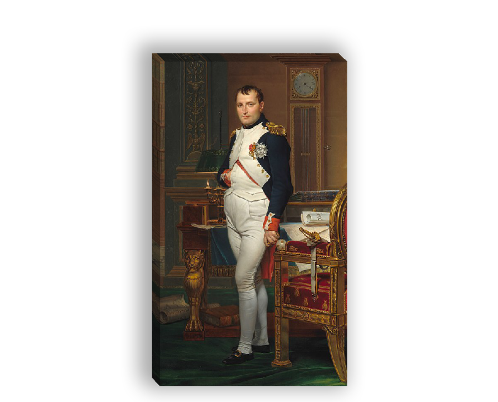 "Император Наполеон в своем кабинете в Тюильри", Давид Жак Луи, картина для интерьера (репродукция)