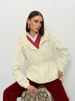 Ветровка с капюшоном удлиненная