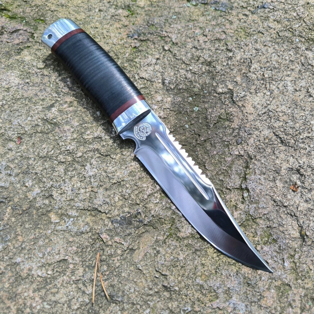 Нож НС-61 Иремель, алюминиевые вставки (Златоуст)