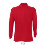 Рубашка поло мужская Sol's Star с длинным рукавом. Тёмно-синий  L