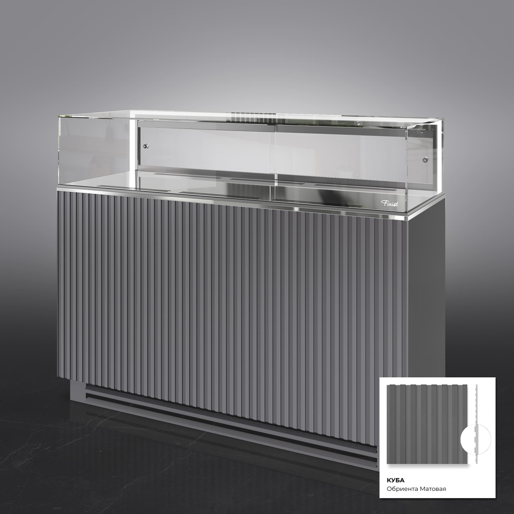 Кондитерская напольная холодильная витрина Finist GLASSIER 58 LUX