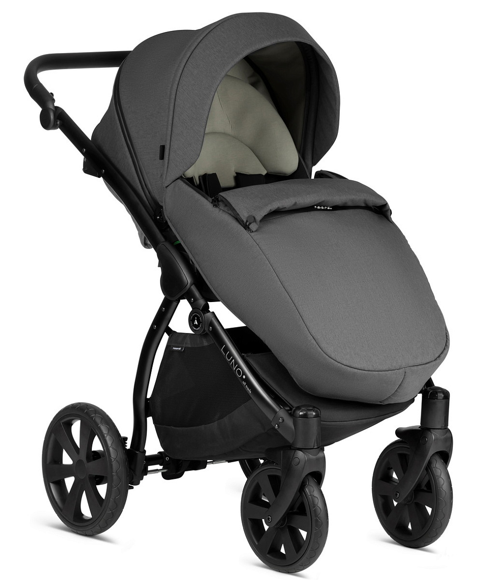 Детская коляска Noordi Luno All Trails 3 в 1 с автокреслом Terra Black 1012610 Ocean Wave