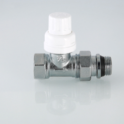 Клапан радиаторный прямой 1/2" с дополнительным уплотнением