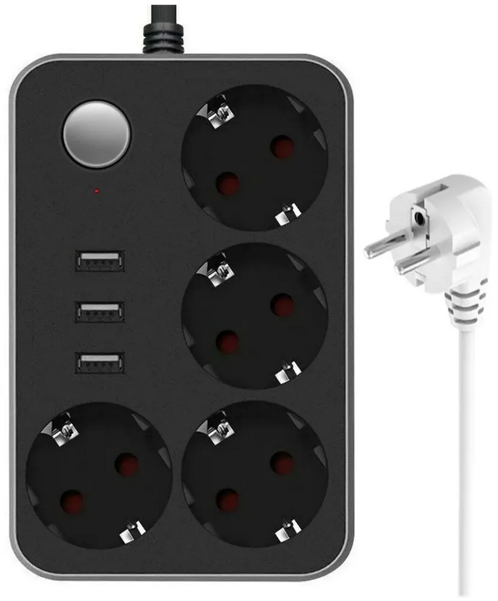 Фильтр сетевой на 4розетки+3USB Live Power CX-U314