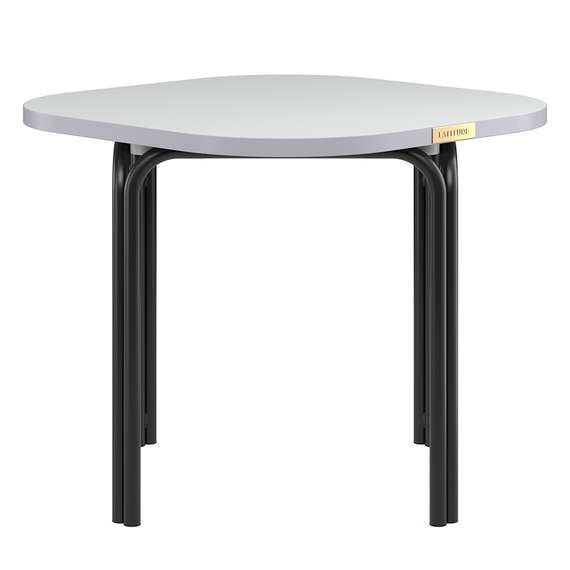 Столик кофейный ror, 50х50 см, черный/серый