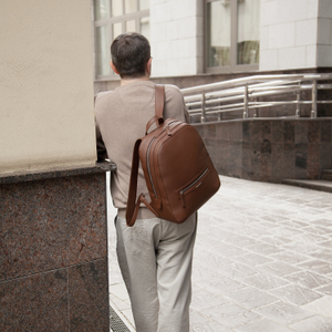 Рюкзак Debussy из кожи теленка, цвета шоколад