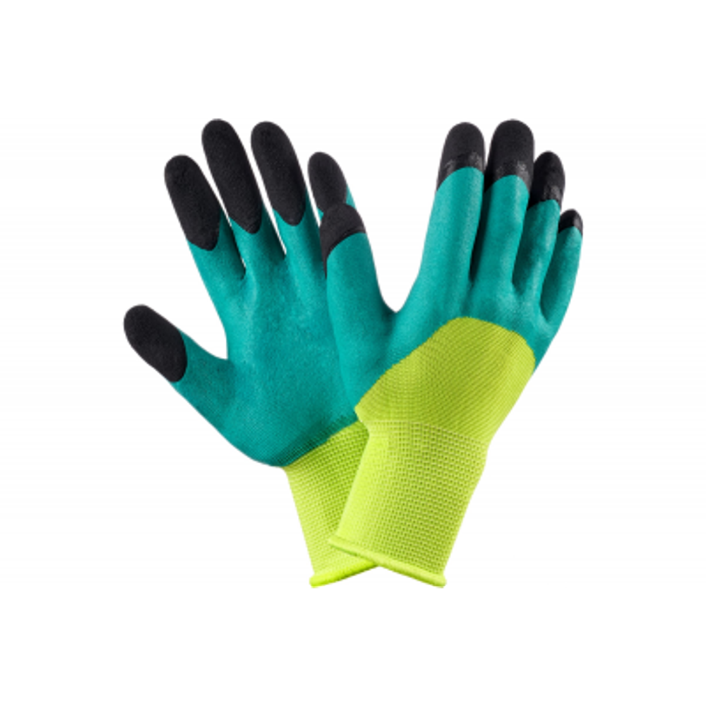 Перчатки нейлон со вспененным полиуретаном "ноготки люкс"