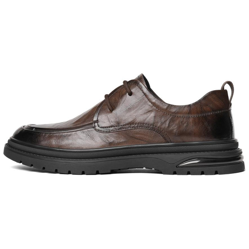 BELLE Cow Leather Casual Leather Shoes Men"s