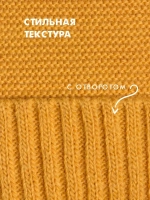 Шапка и снуд вязаные демисезонная для детей