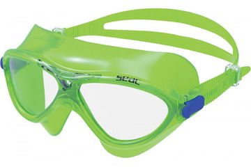 Очки-маска для плавания детские Seac Riky зеленый