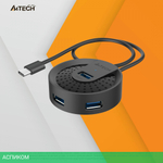 USB-хаб A4Tech USB 3.0 HUB-30C черный