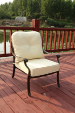 Комплект мебели Madrid 2/1 из литого алюминия, античная бронза